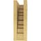 Ekena Millwork 4"W x 8"D x 12"H Classic Landon Rough Cedar Woodgrain TimberThane Corbel, Primed Tan CORUR04X08X12LANRCPR - alternate 6